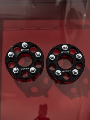 Jaguar XK Wheel Spacers - MADNESS - 20mm - set of 2 - Black Finish Jaguar XK Wheel Spacers - MADNESS - 20mm - set of 2 - Black Finish