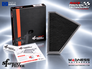 Jaguar F-TYPE Performance Air Filter - 2.0L - Sprint Filter - F1 Ultimate Performance