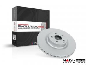 Jaguar E-Pace Brake Rotor - Rear - Powerstop - Evolution High Carbon Geomet Coated 