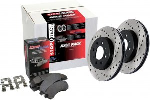 Jaguar XK - ST Drilled Sport Brake Rotors