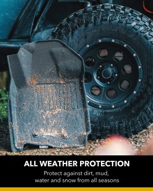 Jaguar F-PACE Floor Liners - Front - ACE Kagu - Black