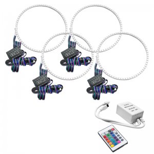 Jaguar XK8 Halo Kit - Headlight - ORACLE Lighting - ColorSHIFT with Simple Controller - ColorSHIFT - `96-`06