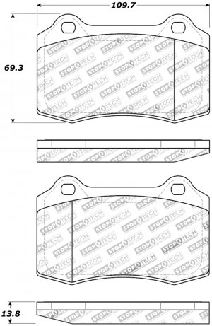 Jaguar XK - ST Street Brake Pads