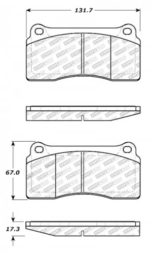 Jaguar XK - ST Street Brake Pads