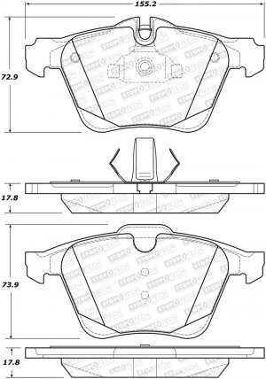 Jaguar XJ Type Brake Pads - ST Street 