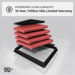 Jaguar XKR Air Filter - 4.0L - K&N 