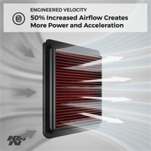 Jaguar XKR Air Filter - 4.0L - K&N 