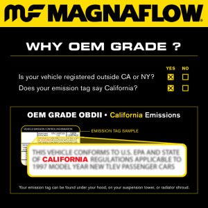 Jaguar XF Direct-Fit Catalytic Converter - Magnaflow - Magnaflow - 5.0L - `10-`12