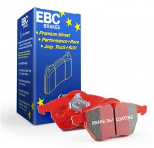 Jaguar XJ8 Brake Pads - Front - EBC - Redstuff - '03 -'06