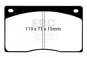 Jaguar XJ Type - EBC Redstuff Brake Pad Sets