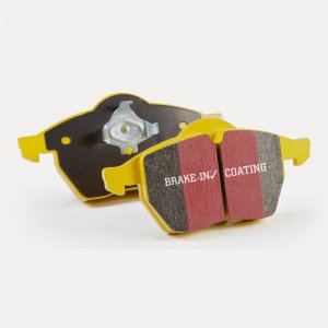 Jaguar F-TYPE Brake Pads - Front - EBC - Yellowstuff - 3.0L - Cast Iron Rotors - '14 - '22