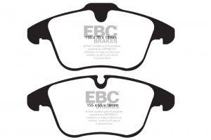 Jaguar XJ Brake Pads - Front - EBC - Bluestuff - '06 - '09