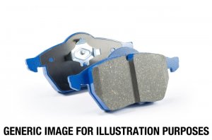 Jaguar XKR Brake Pads - Front - EBC - Bluestuff - '10 -'15