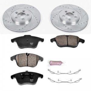 Jaguar S-Type Brake Kit - Front - PowerStop - Z23 Evolution Sport 