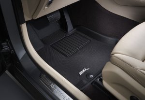 Jaguar I-Pace Floor Liners - Front - ACE Kagu - Black
