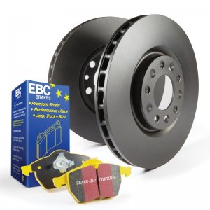 Jaguar XJ Brake Pads and Rotors - Front - Premium - EBC - Yellowstuff - '73 - '74