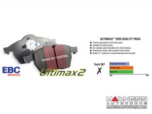 Jaguar XE Brake Pads - Rear - EBC - Ultimax2