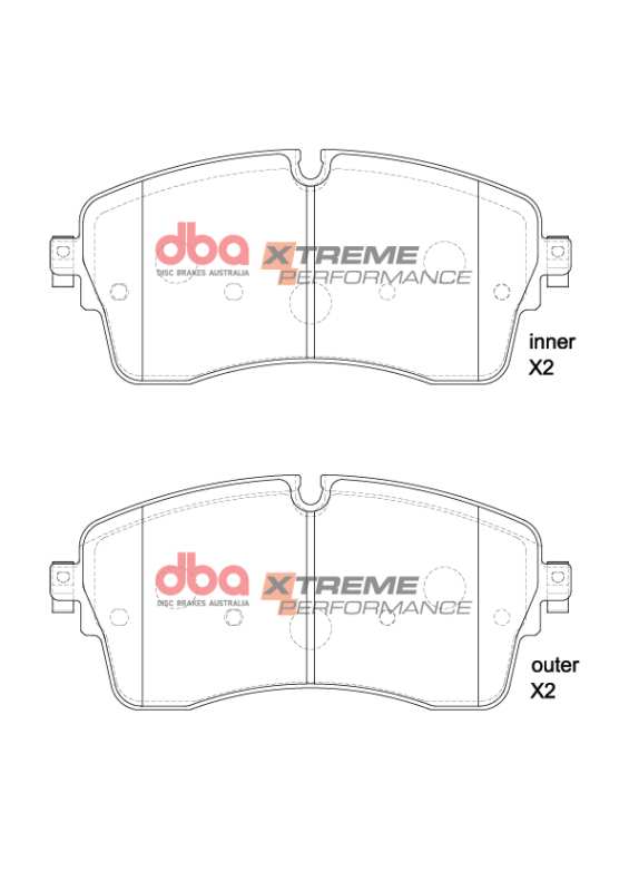 Jaguar E-Pace Brake Pads - Front - DBA - XP Performance - `18-`27