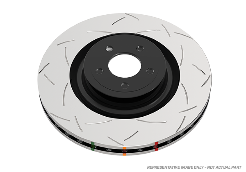 Jaguar XJ Brake Rotor (1) - Front - DBA - 4000 Series T3 Slotted - `10-`18