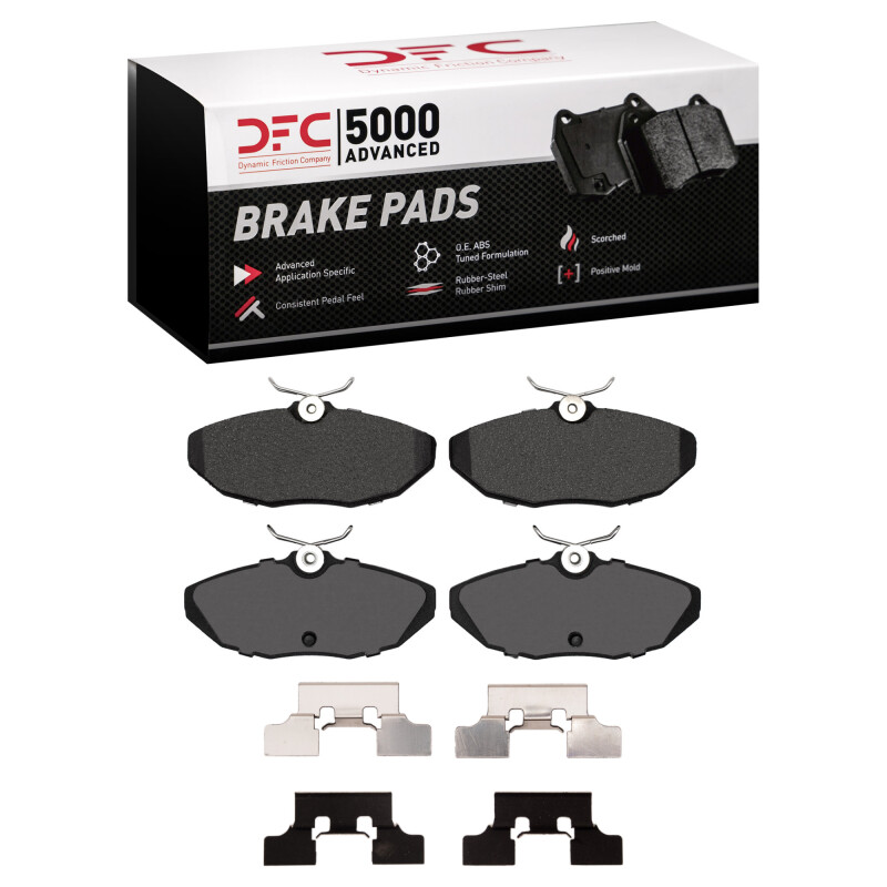 Jaguar S-Type Brake Pads - Rear - DFC - 5000 Advanced Low Metallic - `03-`05