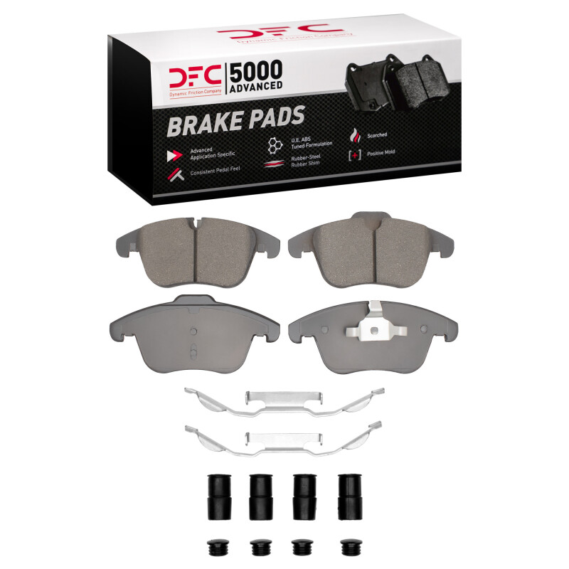 Jaguar XK Brake Pads - Front - DFC - 5000 Advanced Low Metallic - `06-`18