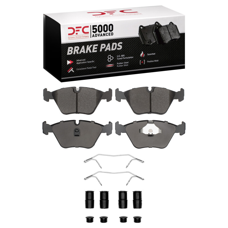Jaguar XJ8 Brake Pads - Front - DFC - 5000 Advanced Low Metallic - `98-`06
