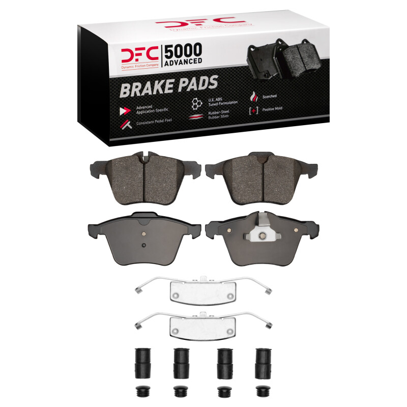 Jaguar XF Brake Pads - Front - DFC - 5000 Advanced Low Metallic - `09-`15