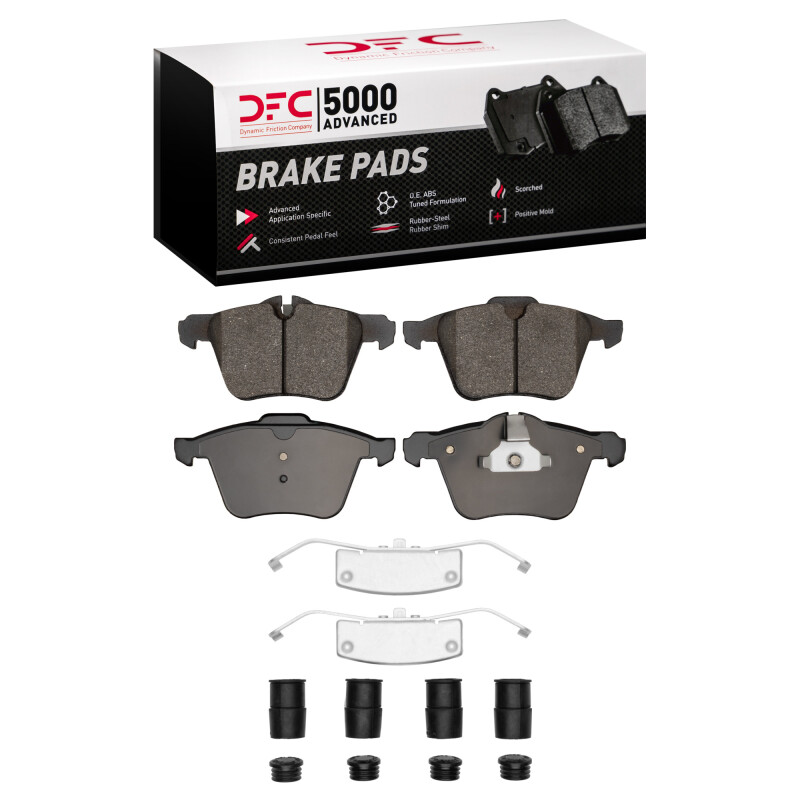 Jaguar XJ Brake Pads - Front - DFC - 5000 Advanced Low Metallic - `10-`19