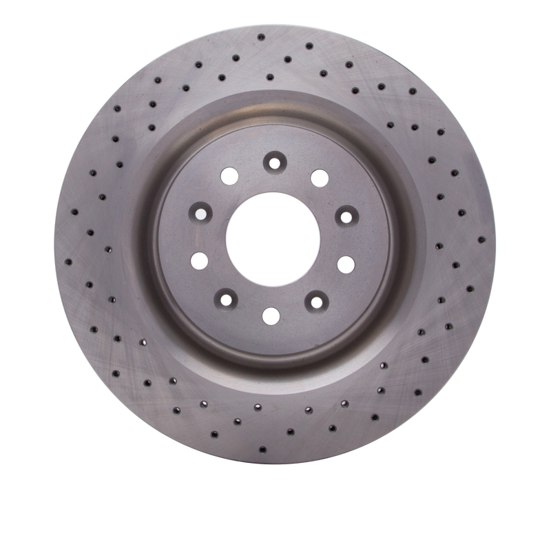 Jaguar XKR Brake Rotor (1) - Front - DFC - Drilled - `00-`06