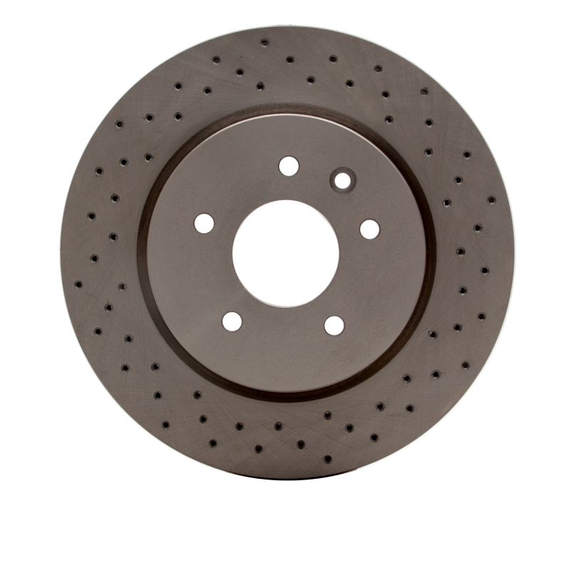 Jaguar XKR Brake Rotor (1) - Rear - DFC - Drilled - `00-`06