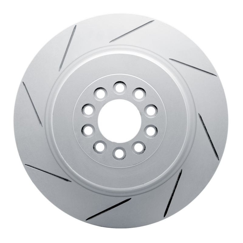 Jaguar XJR Brake Rotor (1) - Front Left - DFC - Slotted Geoperformance - `03-`05