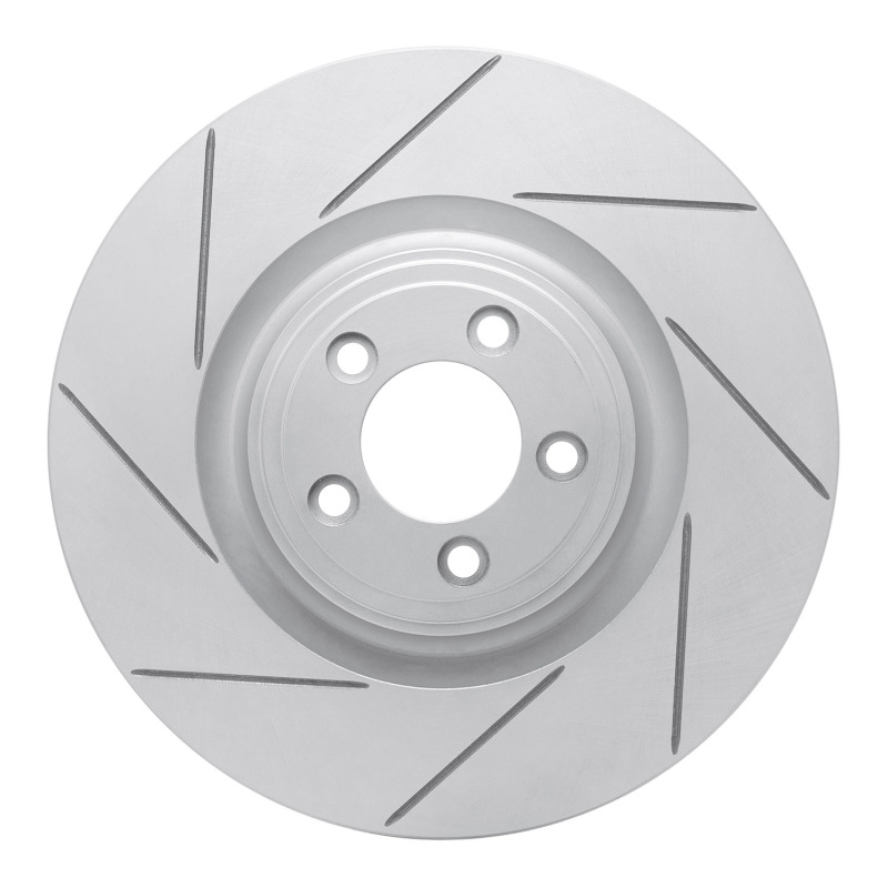 Jaguar XK Brake Rotor (1) - Front Left - DFC - Slotted Geoperformance - `06-`21
