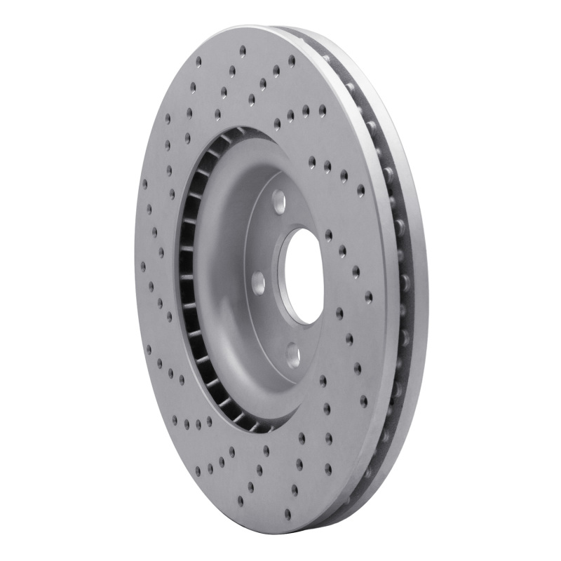 Jaguar E-Pace Brake Rotor (1) - Front Right - DFC - Geoperformance Drilled - `15-`19