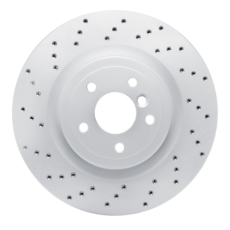 Jaguar Xe Brake Rotor (1) - Rear Left - DFC - Drilled Geoperformance - `16-`24