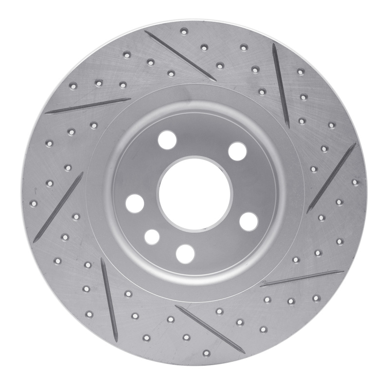 Jaguar E-Pace Brake Rotor (1) - Rear Left - DFC - Drilled & Slotted Geoperformance - `15-`20