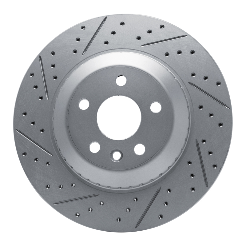 Jaguar I-Pace Brake Rotor (1) - Rear Left - DFC - Drilled & Slotted Geoperformance - `20-`26