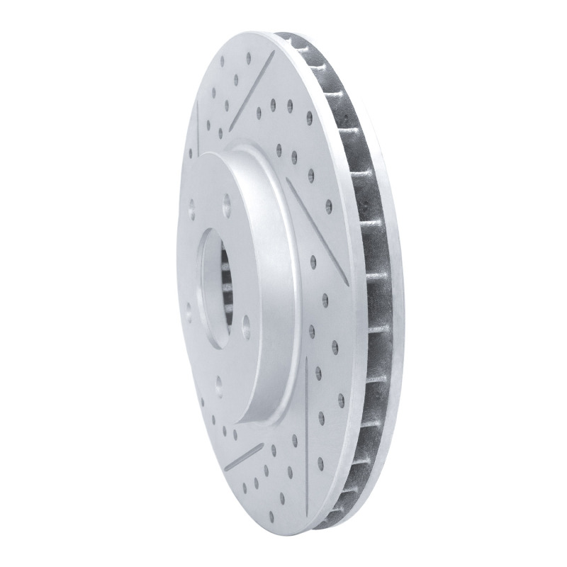 Jaguar Vanden Plas Brake Rotor (1) - Front Left - DFC - Geoperformance Rotor - Drilled & Slotted - `97-`03