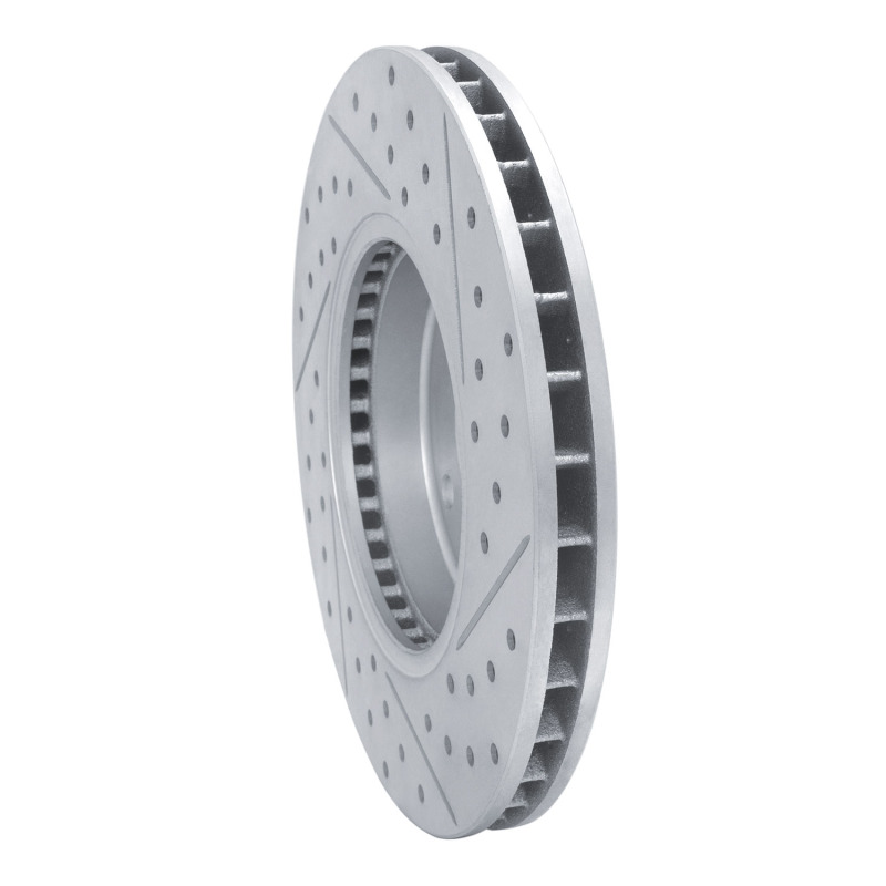 Jaguar Vanden Plas Brake Rotor (1) - Front Left - DFC - Geoperformance Rotor - Drilled & Slotted - `97-`03