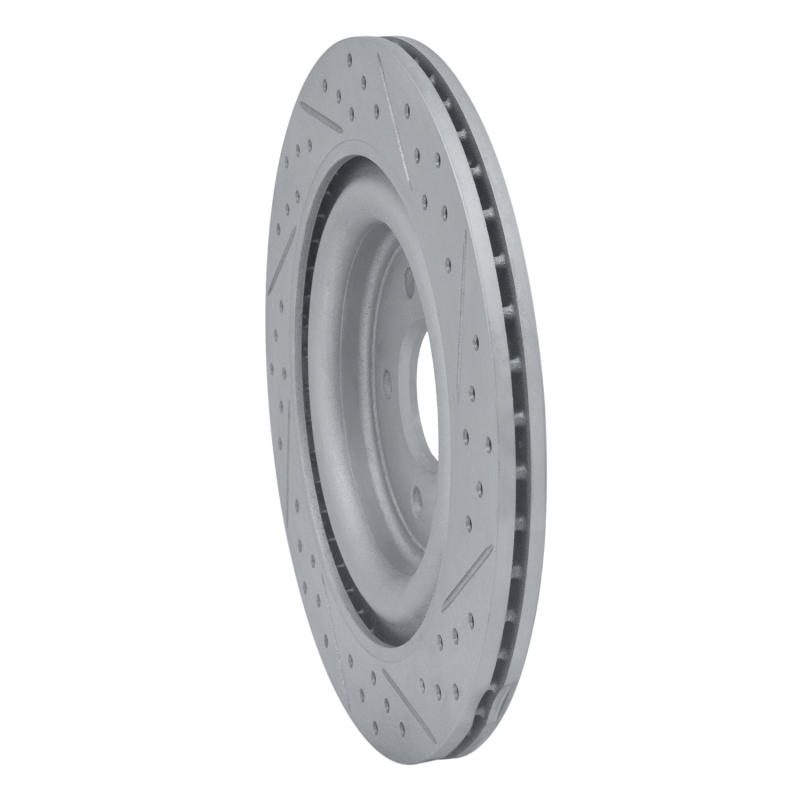 Jaguar XJ8 Brake Rotor (1) - Rear Left - DFC - Geoperformance Rotor - Drilled & Slotted - `06-`15