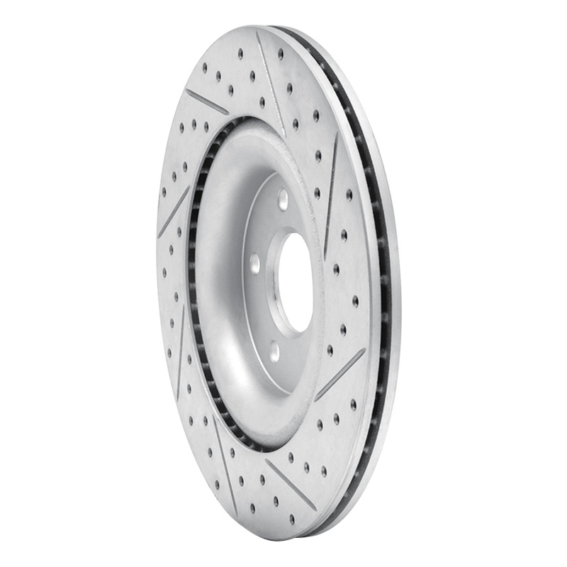 Jaguar XJ Brake Rotor (1) - Rear Left - DFC - Drilled & Slotted Geoperformance - `14-`21