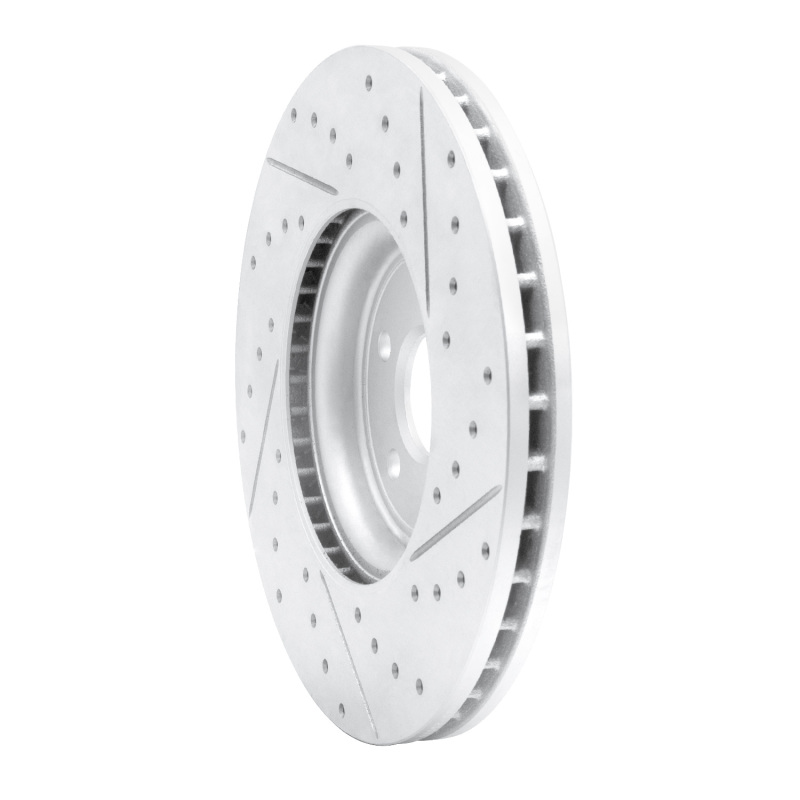 Jaguar I-Pace Brake Rotor (1) - Front Left - DFC - Drilled & Slotted Geoperformance - `17-`20