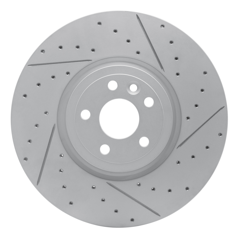 Jaguar Xe Brake Rotor (1) - Front Right - DFC - Geoperf Rotors - Drill & Slot - `17-`20