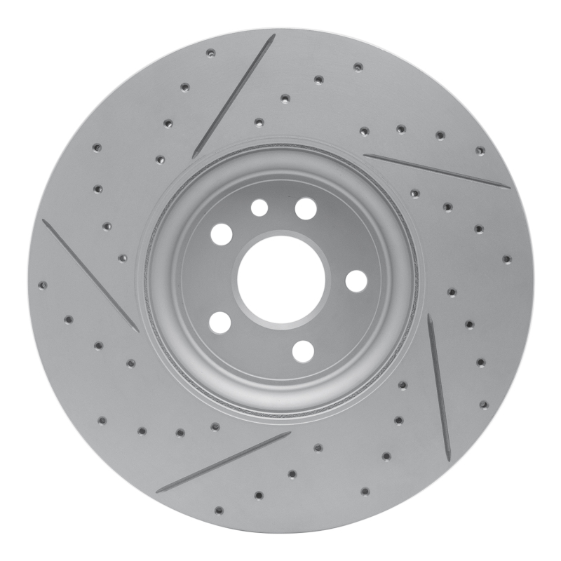 Jaguar Xe Brake Rotor (1) - Front Right - DFC - Geoperf Rotors - Drill & Slot - `17-`20