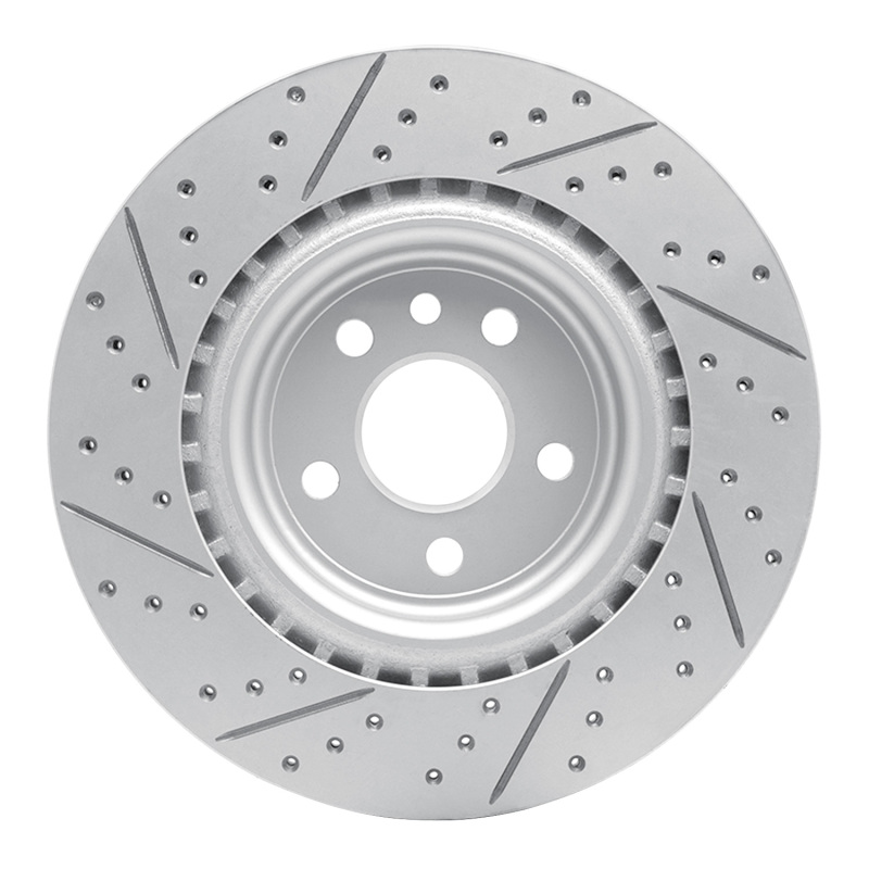 Jaguar I-Pace Brake Rotor (1) - Rear Right - DFC - Drilled & Slotted Geoperformance - `17-`20