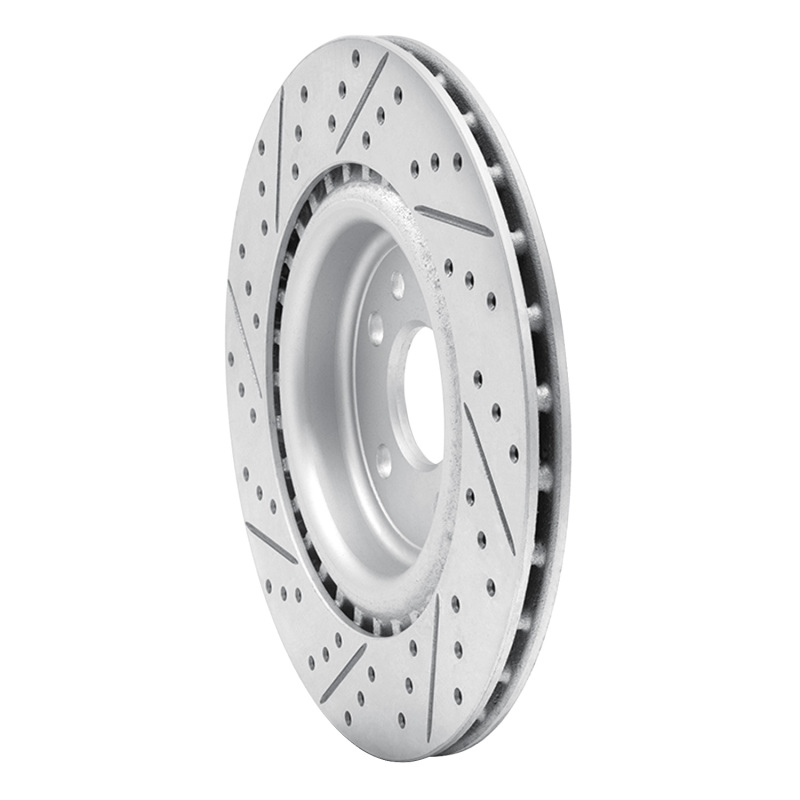 Jaguar I-Pace Brake Rotor (1) - Rear Right - DFC - Drilled & Slotted Geoperformance - `17-`20