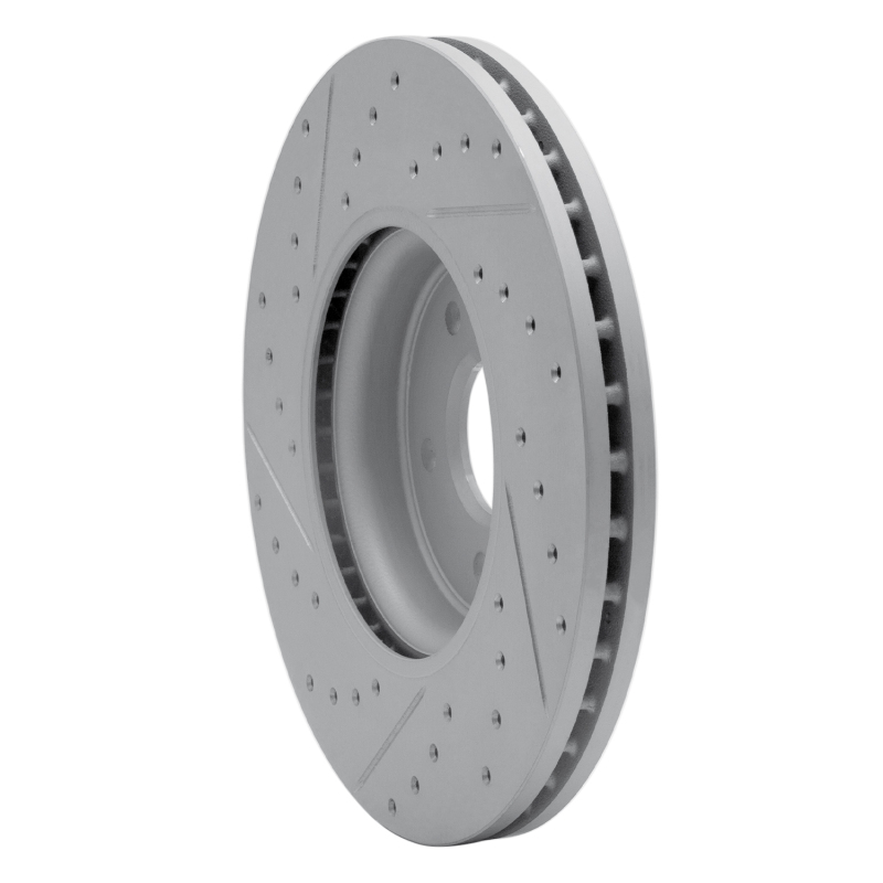 Jaguar Xe Brake Rotor (1) - Front Right - DFC - Drilled & Slotted Geoperformance - `17-`19