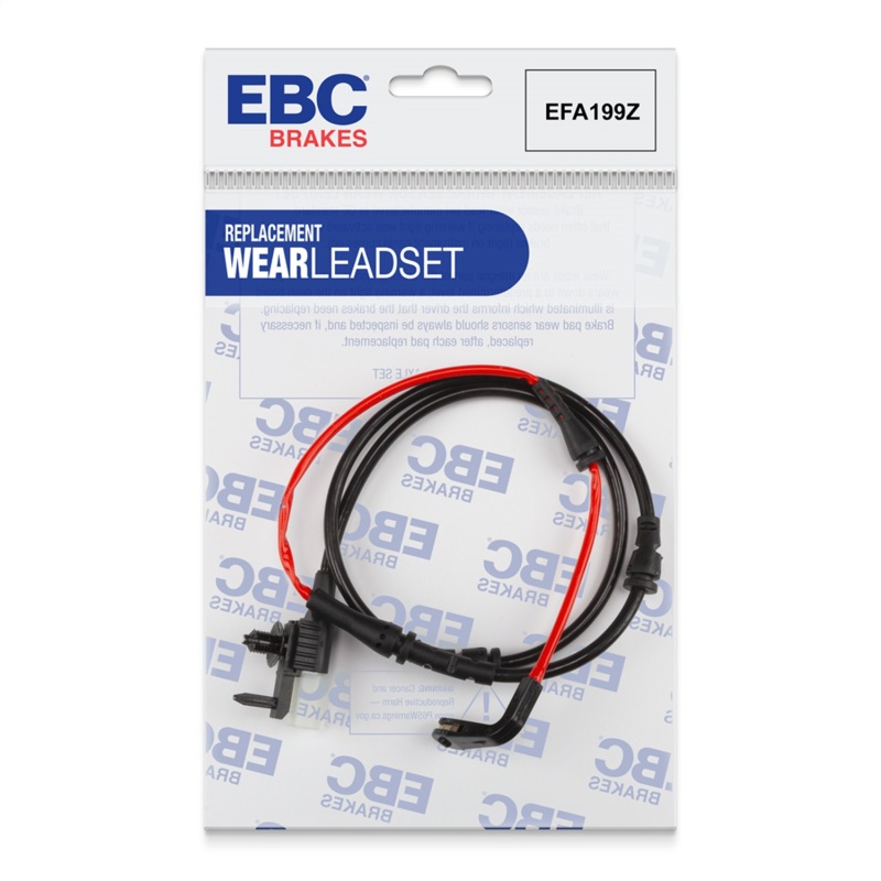 Jaguar XE Brake Wear Lead Sensor Kit - Front - EBC - For FMSI Pad No. D1861 - `16-`27