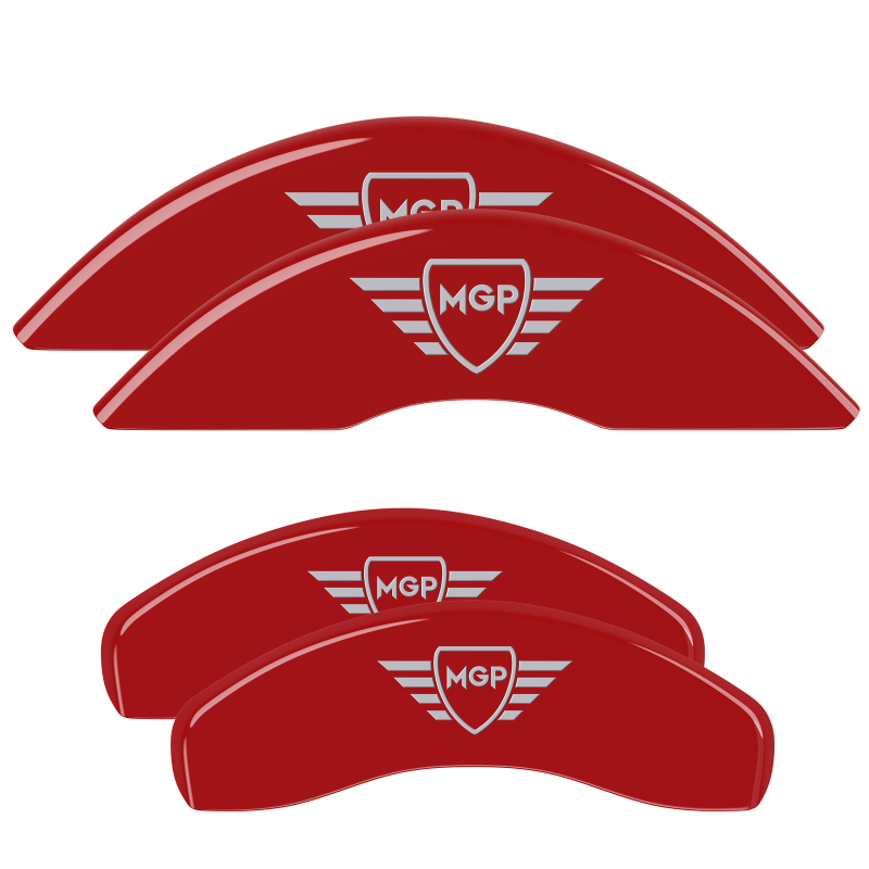 Jaguar S-Type Caliper Covers - Front + Rear - MGP - MGP - Red - `00-`05