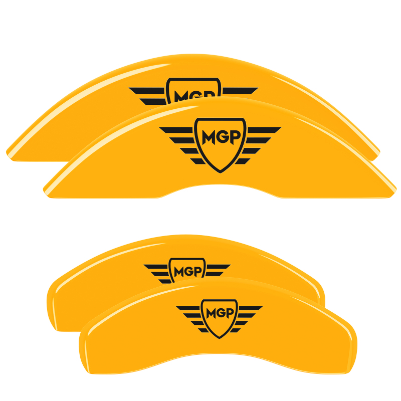 Jaguar F-Type Caliper Covers - Front + Rear - MGP - Yellow - 2020