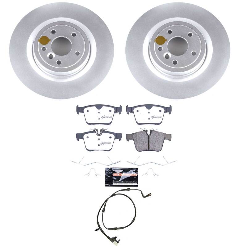 Jaguar XE Brake Kit - Rear - PowerStop - Z36 Coated Truck & Tow - `17-`20